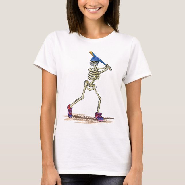 Camiseta Vender Skeleton Halloween Halloween Hombres Chicos (Anverso)