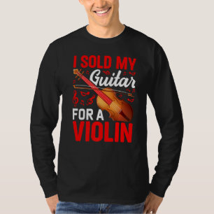 Camiseta Vendí Mi Guitarra Para Un Violinista Jugador De Mú
