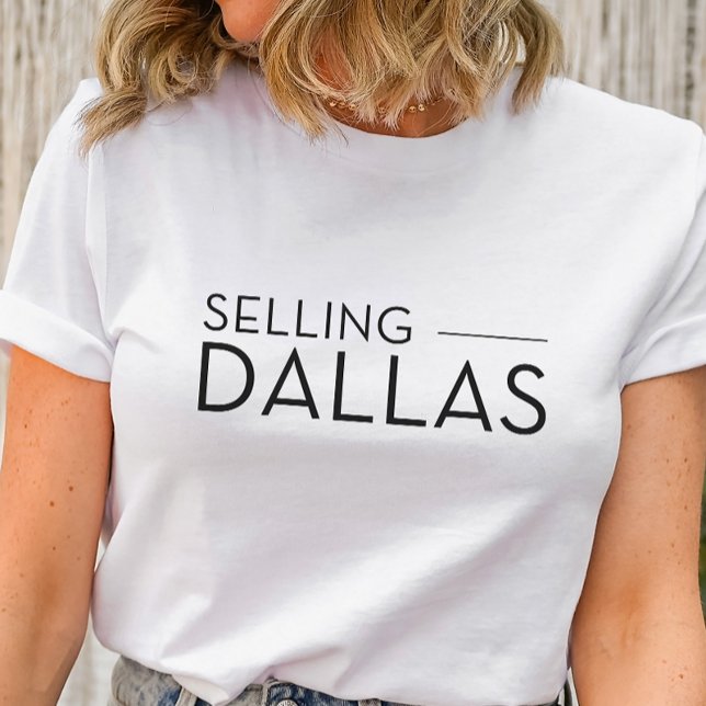 Camiseta Vendiendo Dallas - Vendiendo Realtors T-Shirt Suns (Selling Dallas Shirt like Selling Sunset the Show)