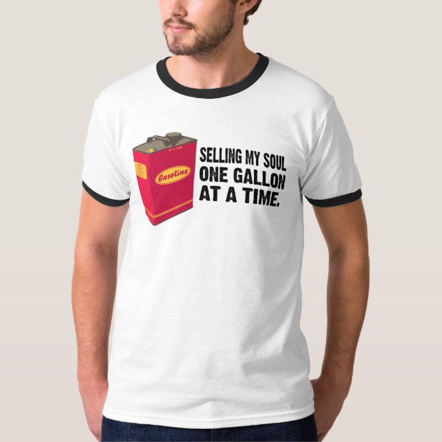 Camiseta Vendiendo mi alma - tipo negro (Anverso)