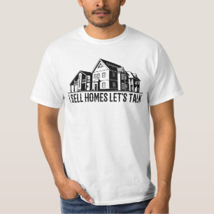 Camiseta Vendo casas hablemos - regalo de agente inmobiliar