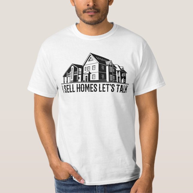 Camiseta Vendo casas hablemos - regalo de agente inmobiliar (Anverso)
