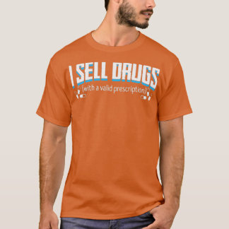 Camiseta Vendo Medicamentos Con Un Farmacéutico De Receta V