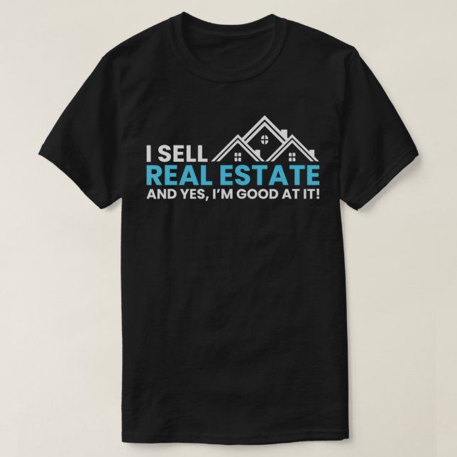 Camiseta Vendo Novedad de Realtor Inmobiliario (Diseño del anverso)