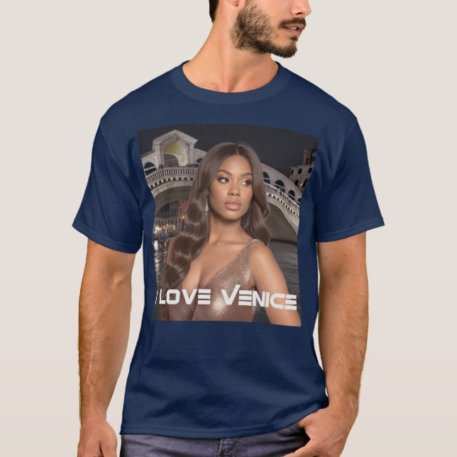 CAMISETA VENECIA - AMO VENECIA (Anverso)