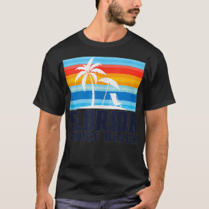 Camiseta Venecia Beach Florida Cilla del paraguas de la pla