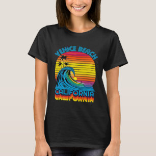 Camiseta Venecia Beach Retro Trowback Surf & Beach Souvenir