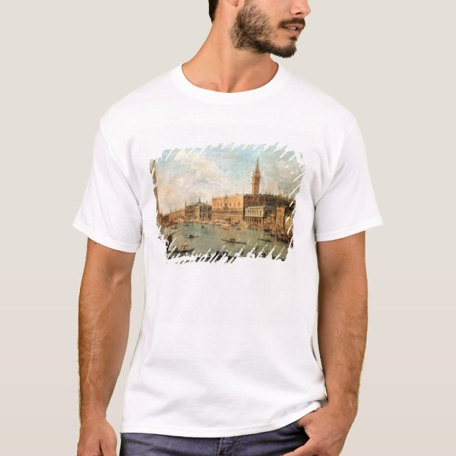 Camiseta Venecia: El Molo del dux el palacio y de los vagos (Anverso)