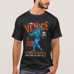 Camiseta Venecia Est. 1905 California Retro Vintage Distors