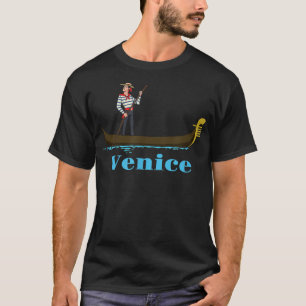 Camiseta Venecia Gondola Italia de recuerdo
