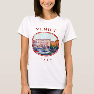 Camiseta Venecia, Italia - Barcos en Dorsoduro