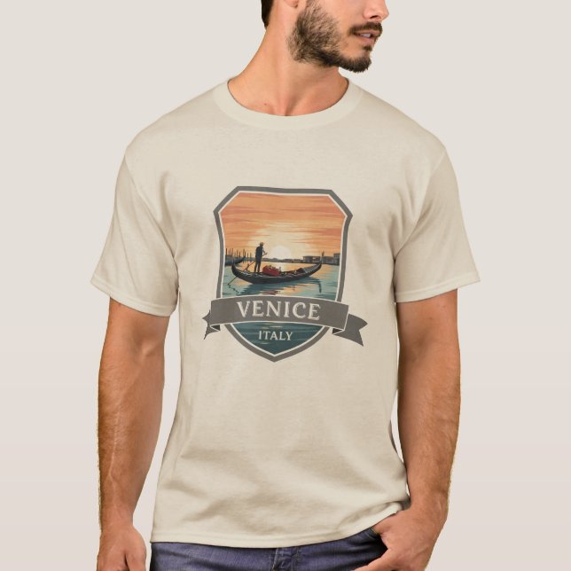 Camiseta Venecia Italia: Recordatorio de viajes (Anverso)
