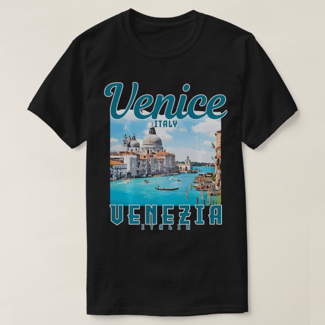 Camiseta Venecia Italia Venecia Venecia Venecia (Diseño del anverso)