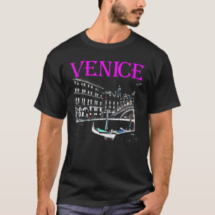 Camiseta Venecia Italia Viaje Rialto Puente Gondolas Grand