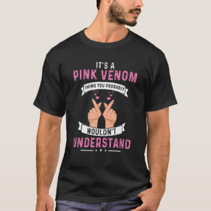 Camiseta Veneno rosa para los fans de Kpop de Corea y K Pop