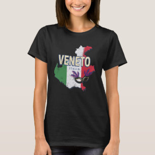 Camiseta Veneto Italia Retro Región Mapa de Vintage Souveni