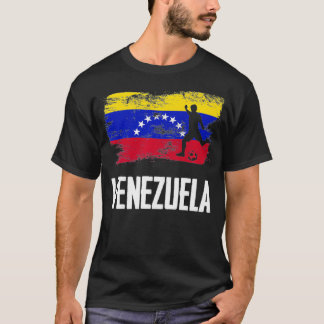 Camiseta Venez, equipo de fútbol venezolano con bandera de