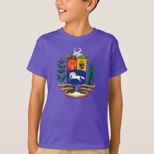 Camiseta venezolana del escudo de armas