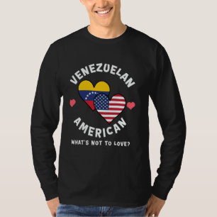 Camiseta Venezolano-norteamericano qué no quiere las bander