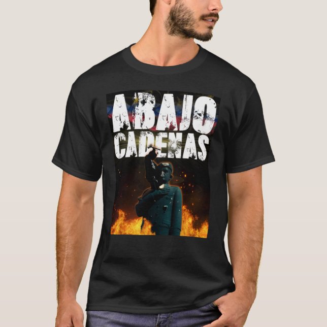 Camiseta Venezuela Abajo Cadenas (Anverso)