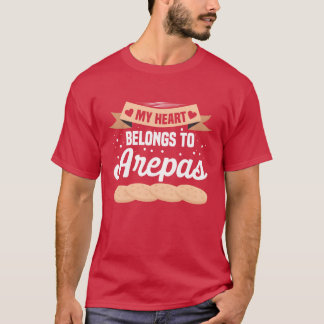 Camiseta Venezuela Comida Arepasradicional Comida niña