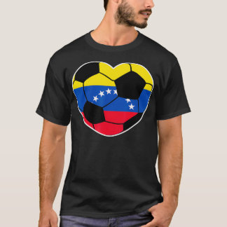 Camiseta Venezuela: El pie venezolano del corazón de una bo