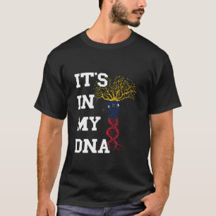 Camiseta Venezuela en mi Molécula de árbol de ADN venezolan