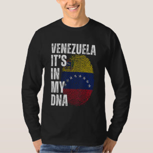 Camiseta Venezuela está en mi ADN haciendo coincidir a los 