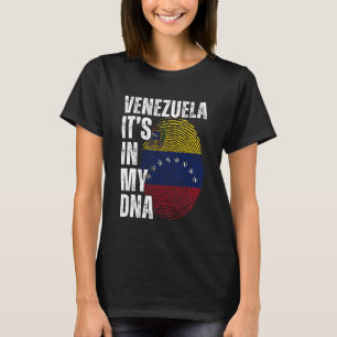 Camiseta Venezuela está en mi ADN haciendo coincidir a los