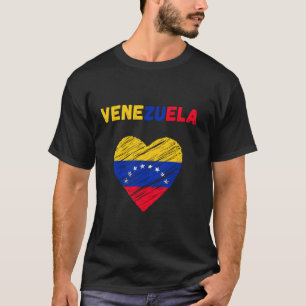 Camiseta Venezuela: Festividad con bandera de Venezuela Cor