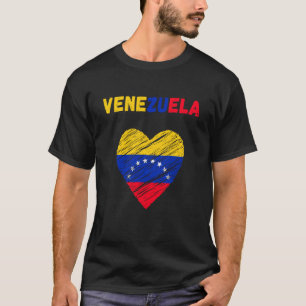 Camiseta Venezuela: Festividad con bandera de Venezuela Cor