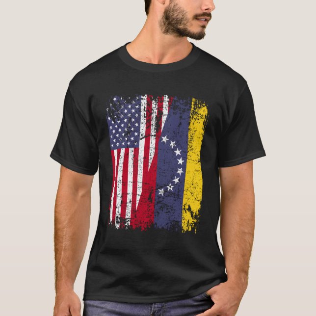 Camiseta Venezuela: Las raíces venezolanas de la bandera mi (Anverso)