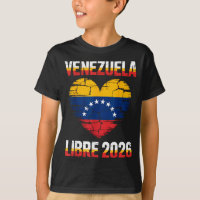 Venezuela Libre 2026 Bandera del Corazón de Venezu