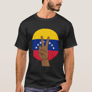 Camiseta Venezuela Orgullosa Bandera Venezolana Paz Hispana