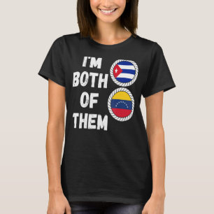 Camiseta Venezuela y Cu, patrimonio mitad cubano de Venezue