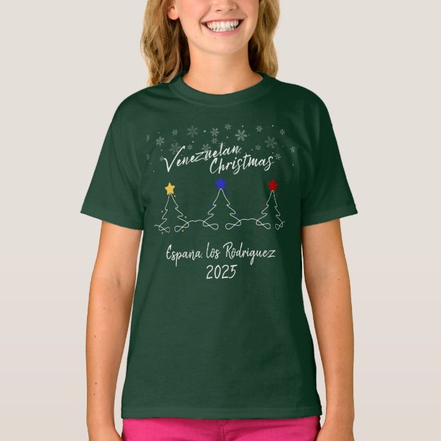 Camiseta Venezuelan Christmas – Venezuela VE (Anverso)
