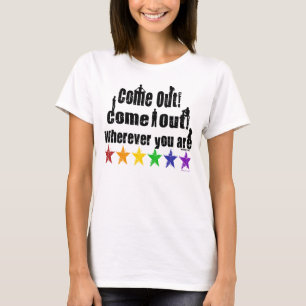 Camiseta Venga hacia fuera protagoniza a las mujeres