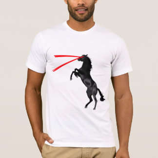 Camiseta Vengador del rojo del caballo del laser