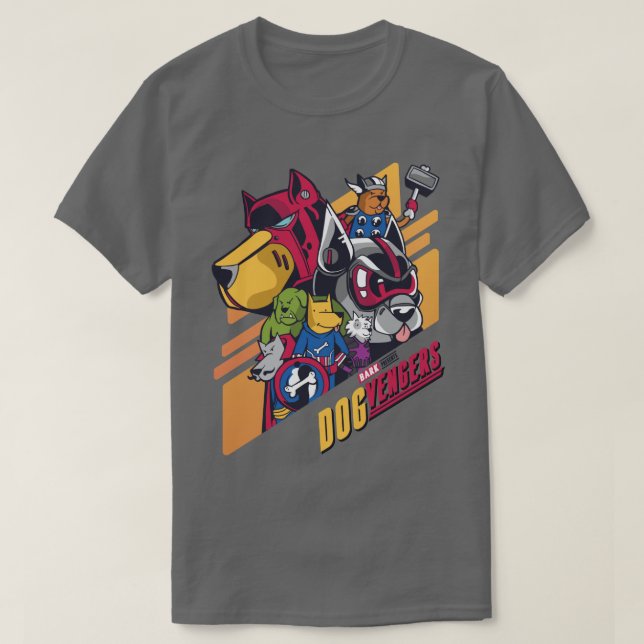 Camiseta Vengadores de perros (Diseño del anverso)