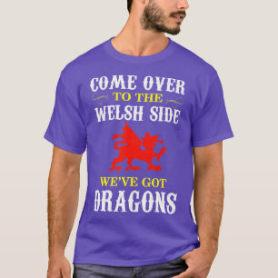 Camiseta Vengan al Dragón Gales del lado galés