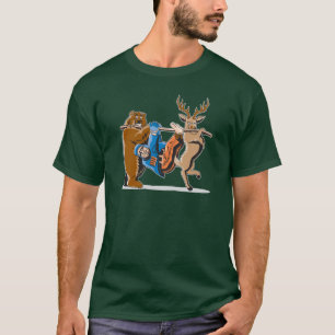 Camiseta Venganza anti del animal de la caza