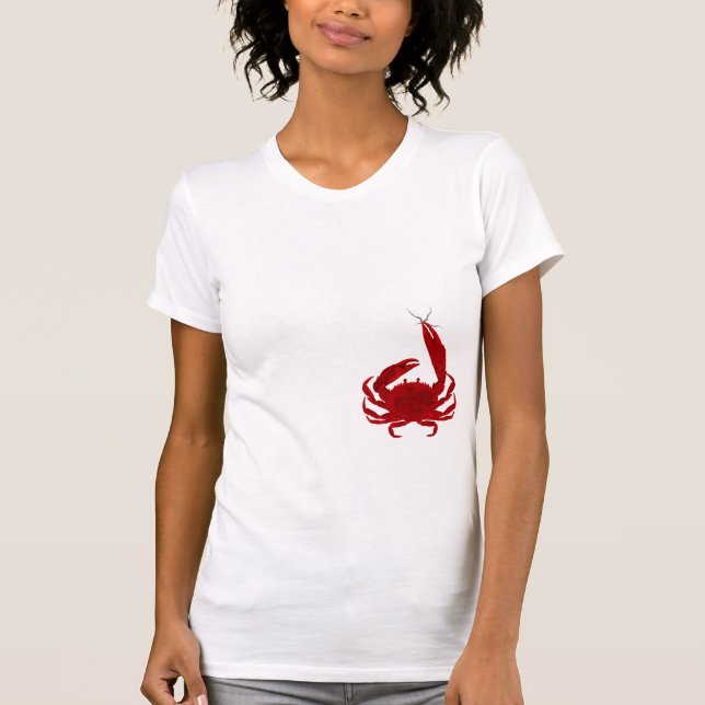 Camiseta venganza de cangrejo rojo (Anverso)