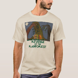 Camiseta Venganza de la selva tropical salva árboles de pla