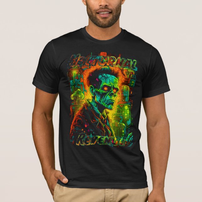 Camiseta Venganza Nocturna Frankenstein (Anverso)