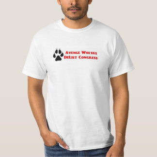 Camiseta Vengar Lobos Retirar de la Lista Votar a Congresis