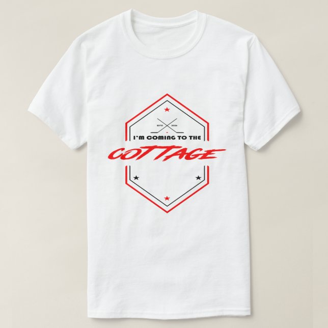 CAMISETA VENGO A LA CASA DE CAMPO  (Diseño del anverso)