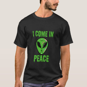 Camiseta Vengo en paz Alien Classic