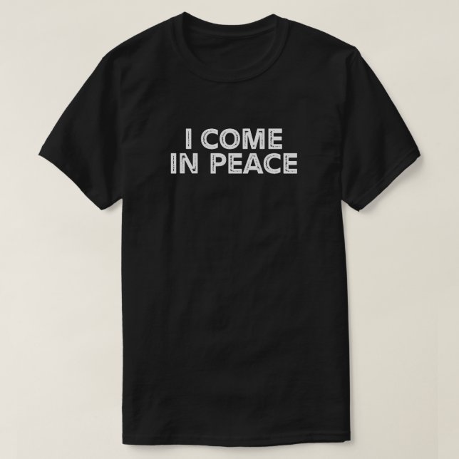 Camiseta Vengo En Paz (Camisa De Parejas Coincidentes) (Diseño del anverso)