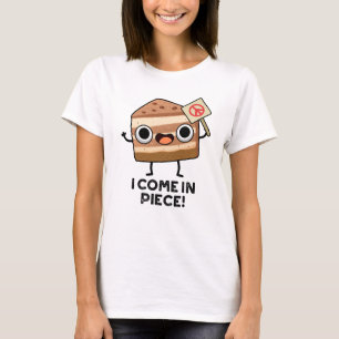 Camiseta Vengo en un divertido pastel de pasteles