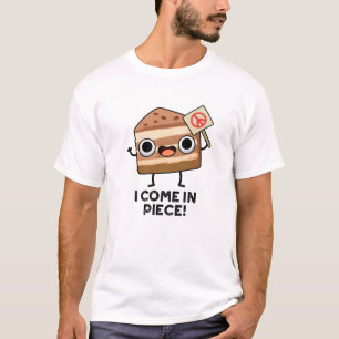 Camiseta Vengo en un divertido pastel de pasteles